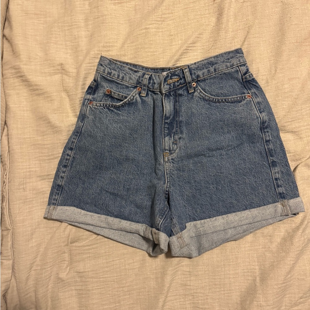 Classic Blue Denim Women's Shorts
